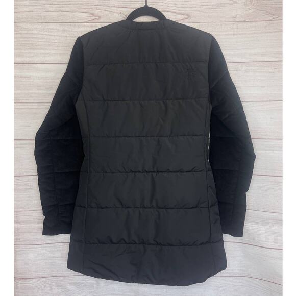 NWT The North Face Harway Collarless Midi Black Jacket Women’s Size XS - Picture 5 of 6